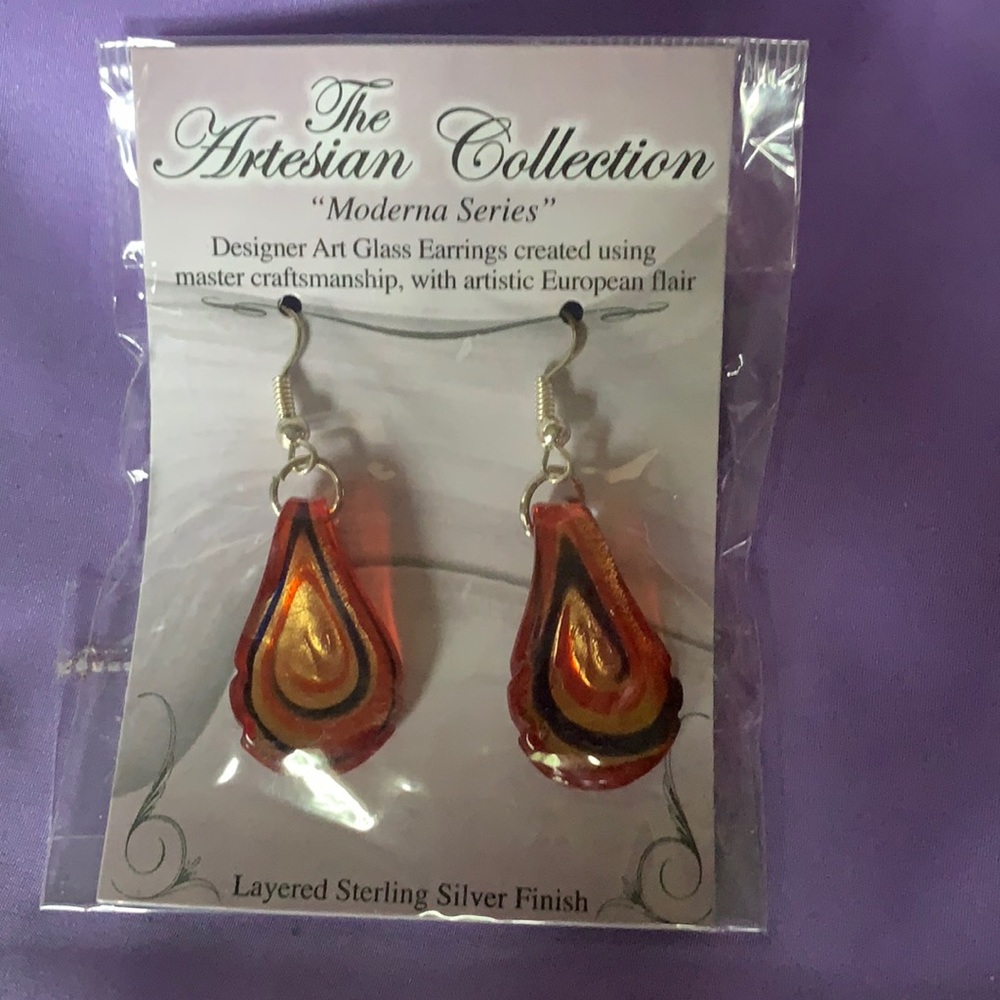 Art Glass Earrings